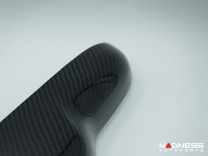 FIAT 500 Trunk Handle Cover - Carbon Fiber - Gloss Finish